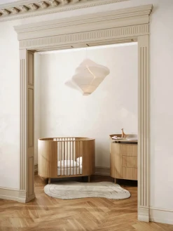 Cuna artesanal regulable en altura Kai, 70 x 120 cm