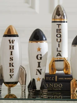 Decantador con detalle de oro Rocket, 670 ml