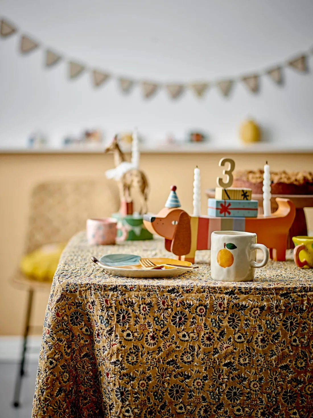 Decoración de cumpleaños de madera Charlie