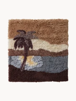 Decoración de pared artesanal de lana Sunrise