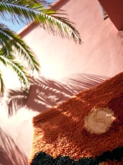 Decoración de pared artesanal de lana Sundown