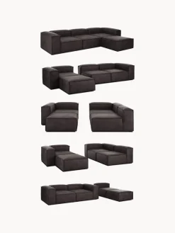 Diván modular de cuero reciclado Lennon