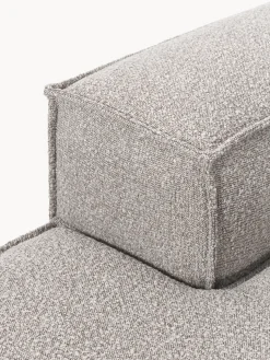 Diván modular en tejido bouclé Lennon