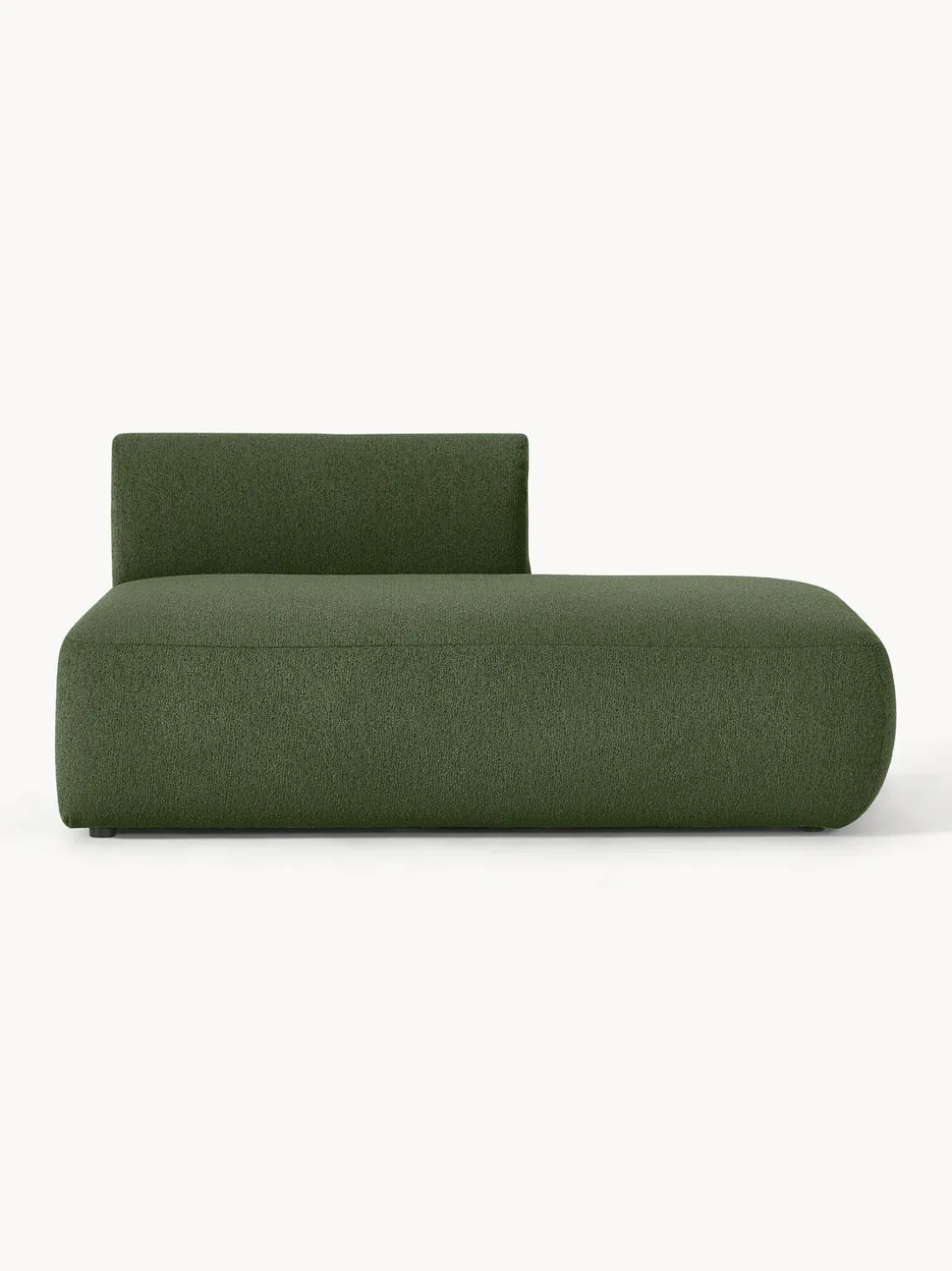 Diván modular en tejido bouclé Sofia