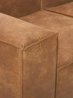 Diván modular grande de cuero reciclado Lennon
