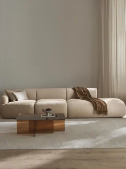 Diván modular grande en tejido bouclé Sofia