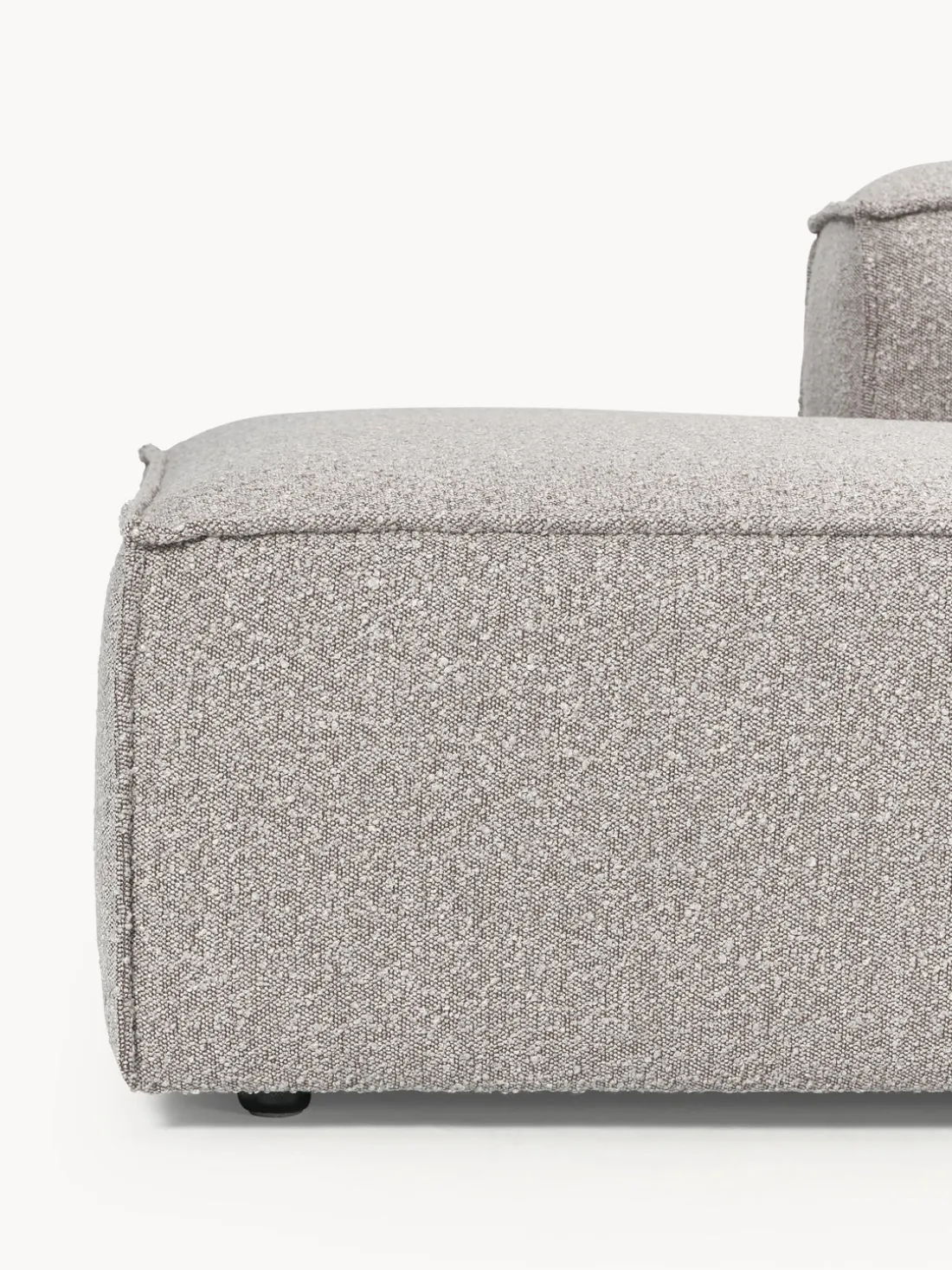 Diván modular grande en tejido bouclé Lennon