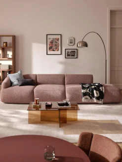 Diván modular grande en tejido bouclé Sofia