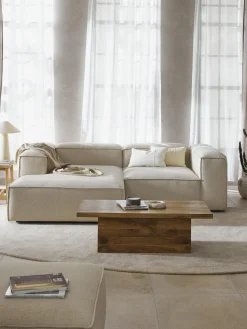 Diván rinconero modular de mezcla de lino Lennon