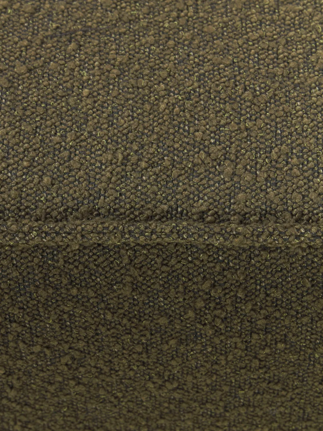 Diván rinconero modular en tejido bouclé Lennon