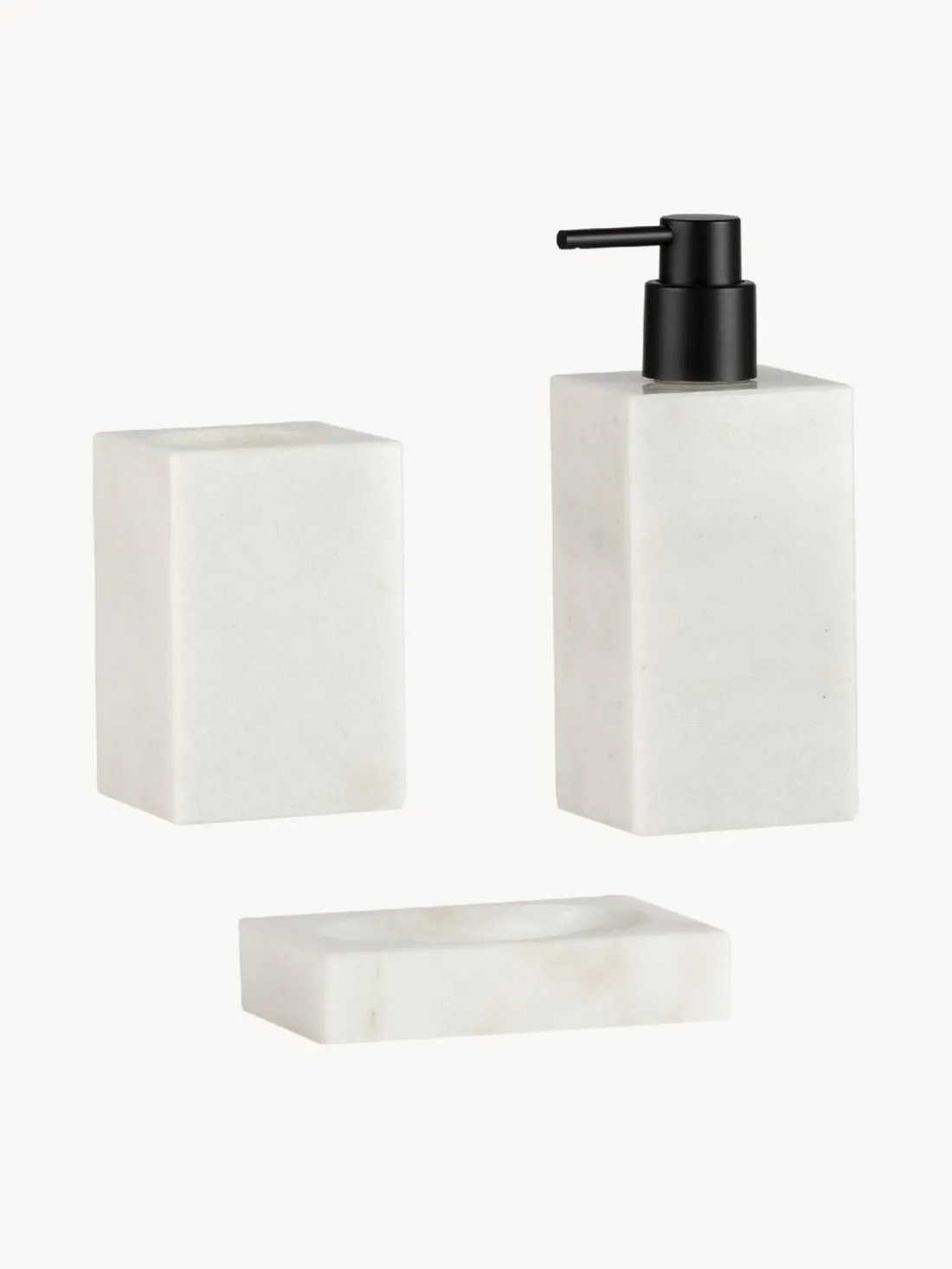 Dosificador de jabón de mármol Andre