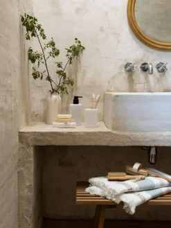 Dosificador de jabón de mármol Andre