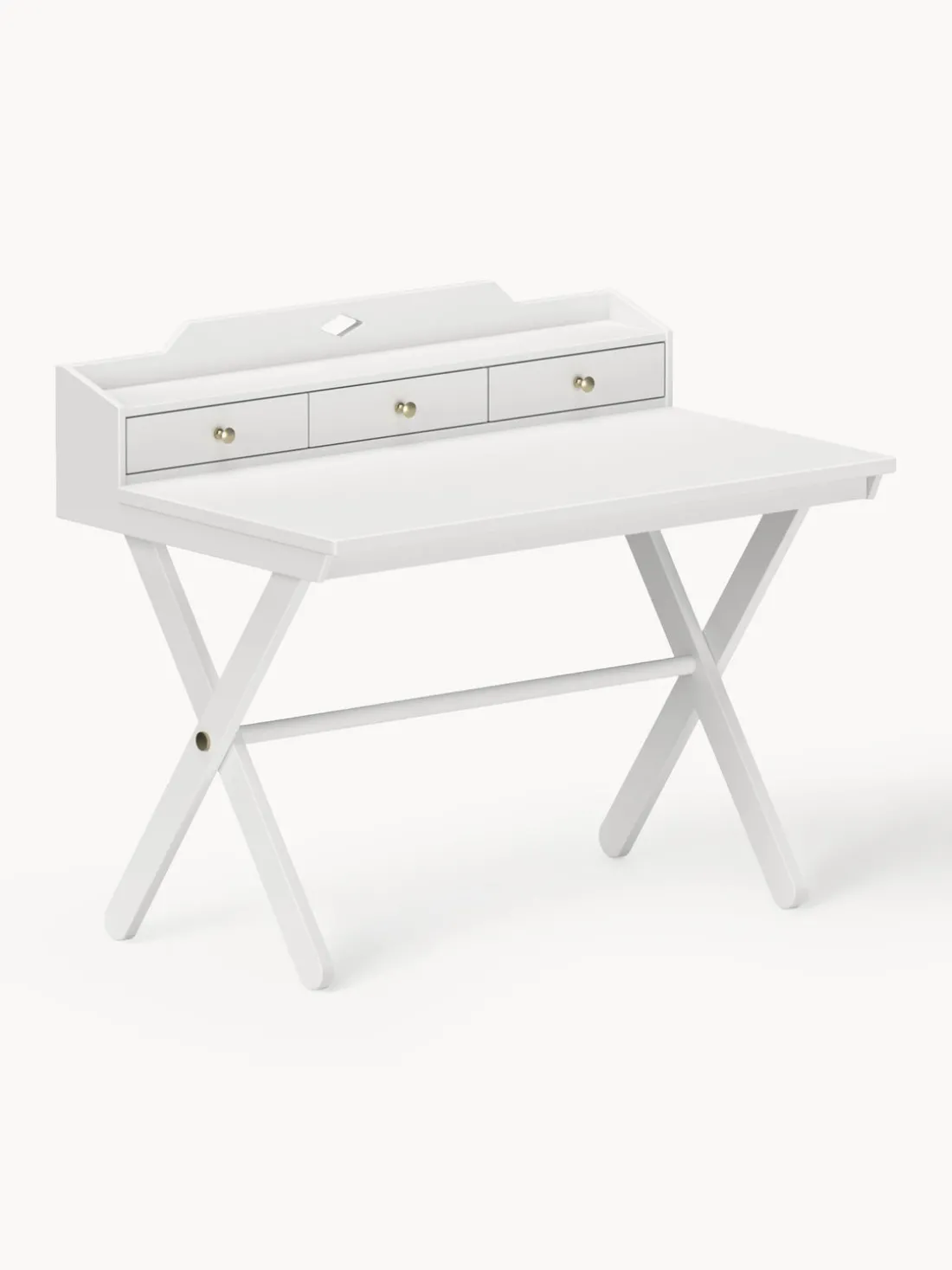 Escritorio de madera artesanal regulable Luca