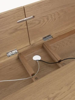 Escritorio de madera con apertura para cables Jacques