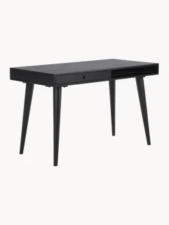 Escritorio de madera maciza con cajón Tova