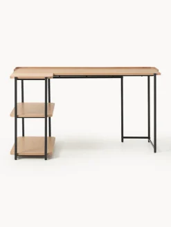 Escritorio esquinero de madera de fresno Renee