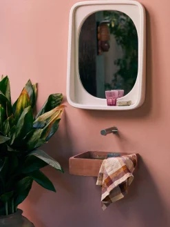 Espejo de pared artesanal Curve