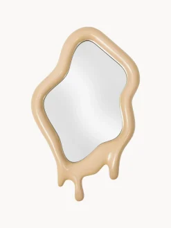 Espejo de pared artesanal en forma orgánica Melting