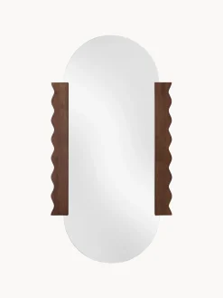 Espejo de pared infantil de madera de caucho Heju