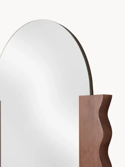 Espejo de pared infantil de madera de caucho Heju