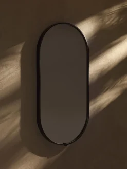 Espejo de pared ovalado con iluminación LED Avior