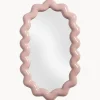 Espejo de pared ovalado Zigzag
