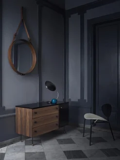 Espejo de pared redondo Adnet, tamaños diferentes