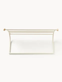 Estante de pared con gancho de travertino Disa