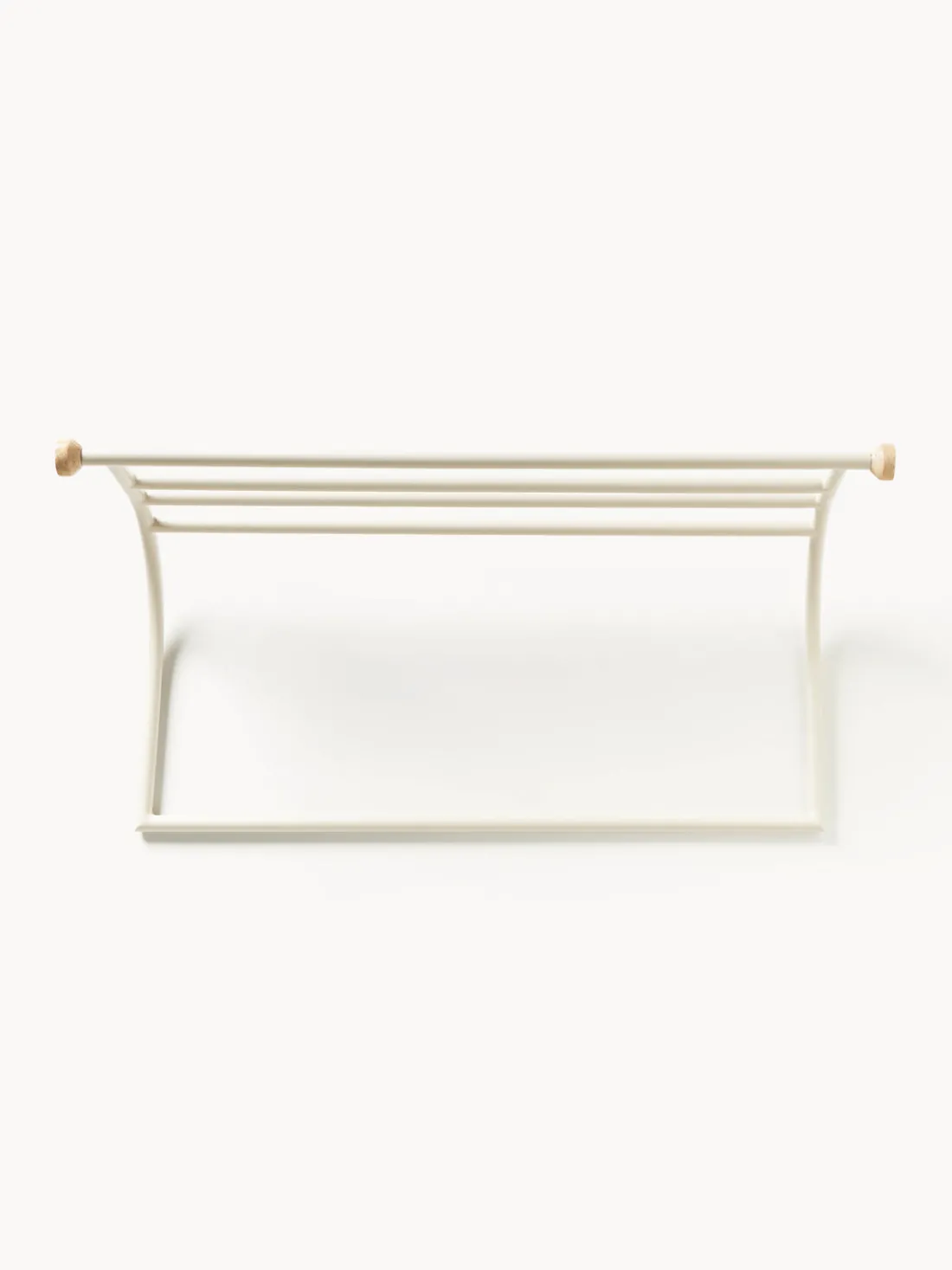 Estante de pared con gancho de travertino Disa