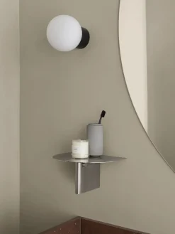 Estante de pared de acero inoxidable Oru