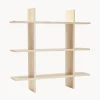 Estante de pared de madera de haya Saga