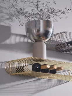 Estante de pared de metal Curva, 80 cm