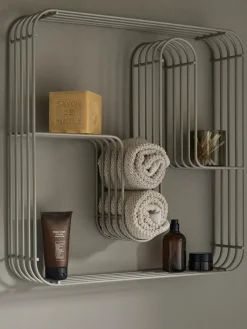 Estante de pared de metal Curva