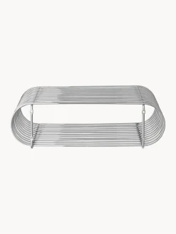 Estante de pared de metal Curva, 40 cm