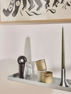 Estante de pared de metal Bakku, 50 cm