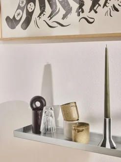 Estante de pared de metal Bakku, 80 cm