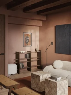 Estantería con elementos de metal Rami