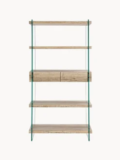 Estantería con paredes de vidrio y 5 estantes Kenya