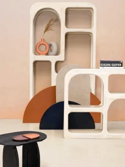 Estantería de madera de mango Cairo