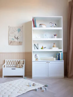 Estantería grande de madera artesanal Luca