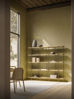 Estantería grande de madera Renne