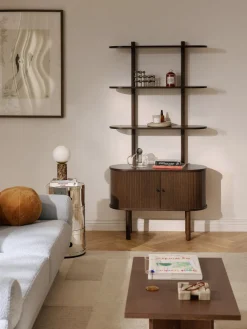 Estantería pequeña con frente acanalado Calary