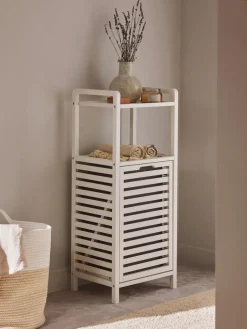 Estanteria de baño con cesta de lavandería Kit