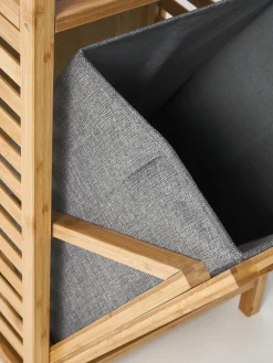 Estanteria de baño con cesta de lavandería Kit