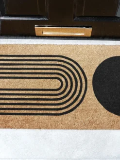 Felpudo Abstract Half Moon