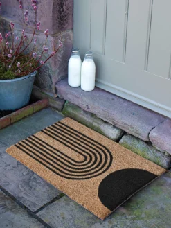 Felpudo Abstract Half Moon