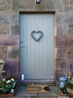 Felpudo Abstract Half Moon