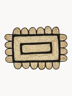 Felpudo artesanal de yute Denta