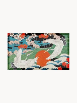 Felpudo de interior y exterior Japanese Bird