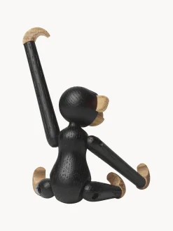 Figura decorativa de madera de roble Monkey
